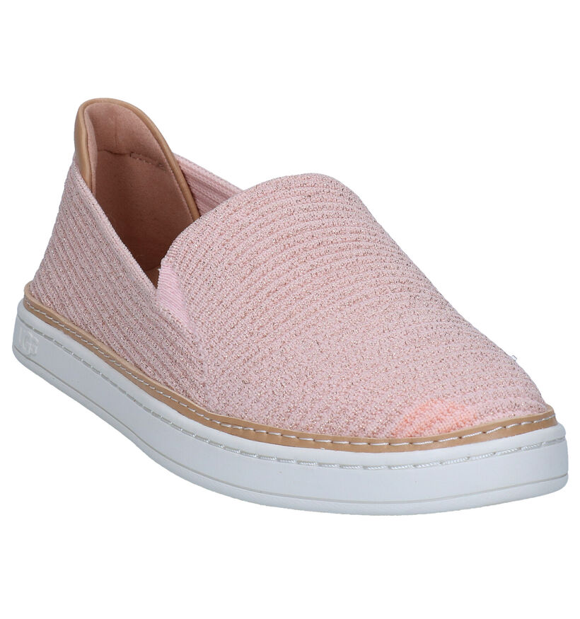 UGG Sammy Chaussures sans lacets en Rose en textile (285512)