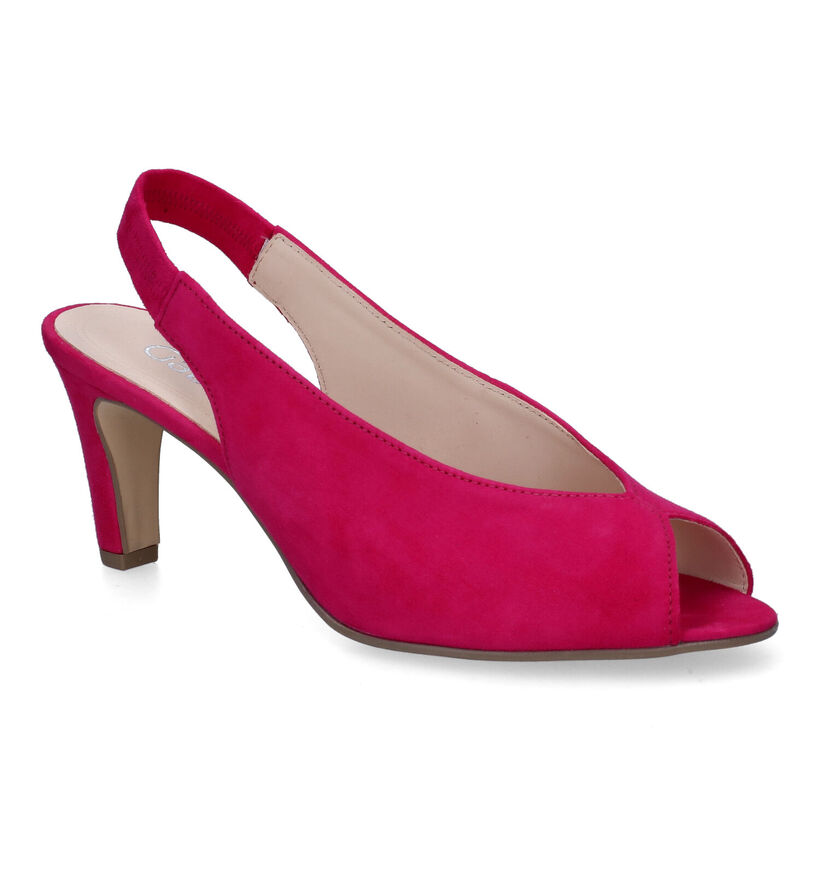 Gabor Sandales à talons en Rose fuchsia pour femmes (308418)