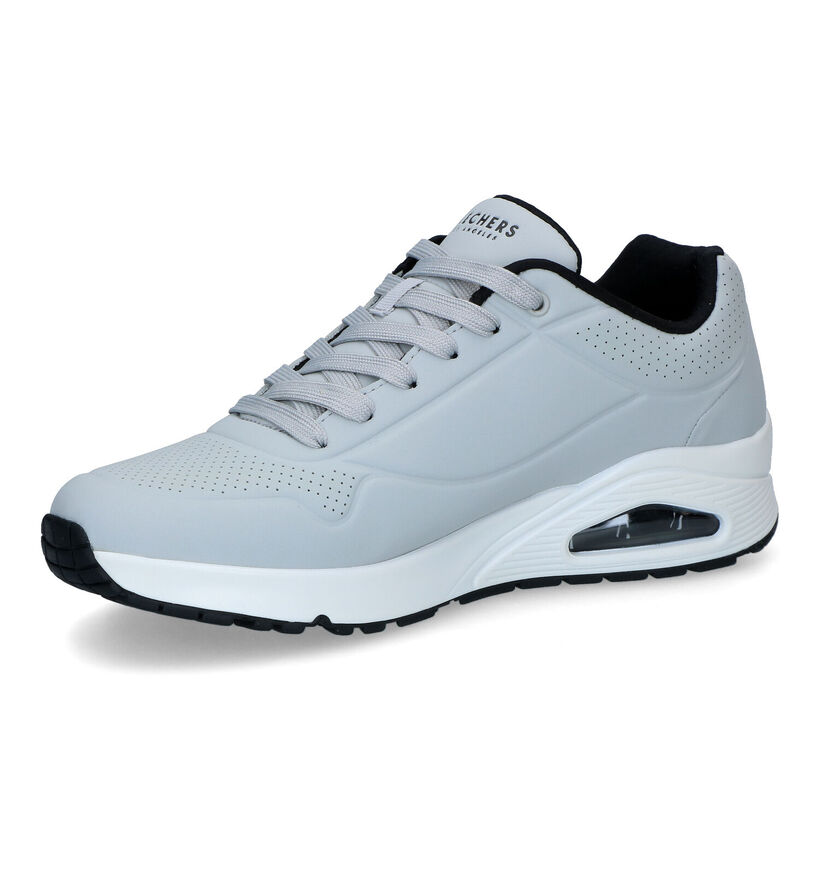 Skechers Uno Stand On Air Grijze Sneakers voor heren (318123)