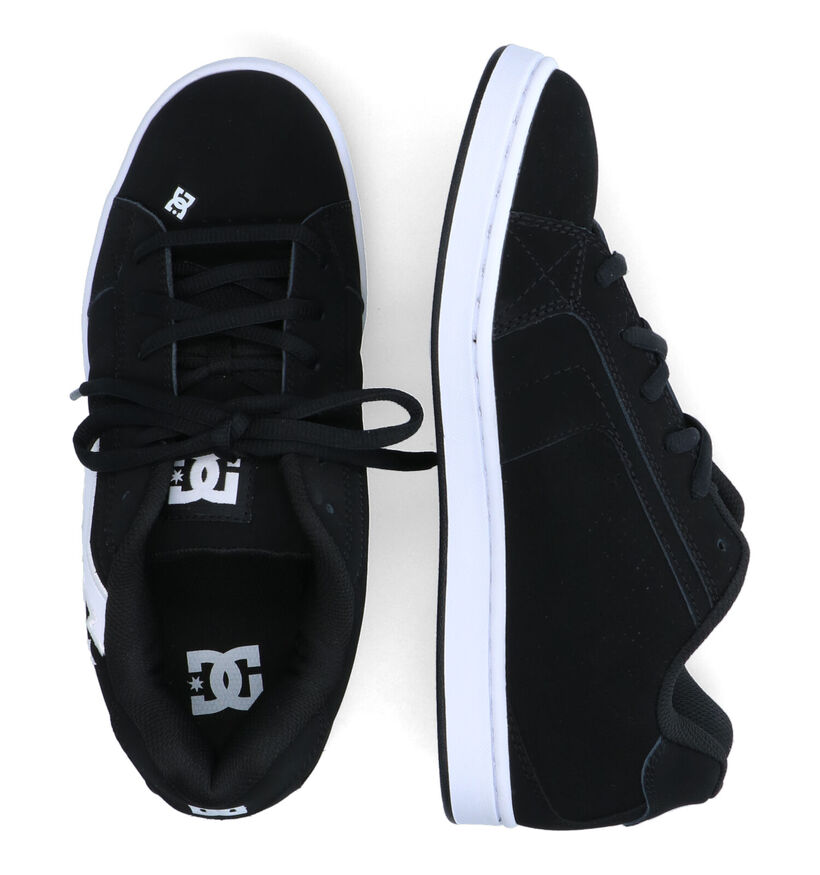 DC Shoes Net Baskets en Noir en cuir (303235)