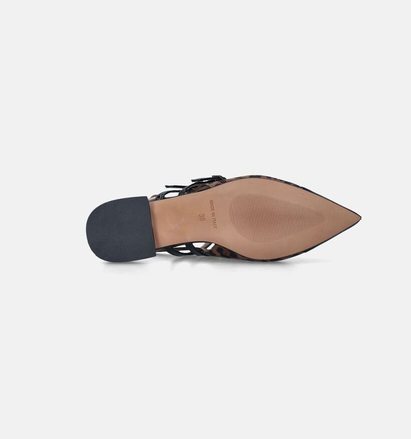 Laurent David Bruine Slingback ballerina's voor dames (358620)