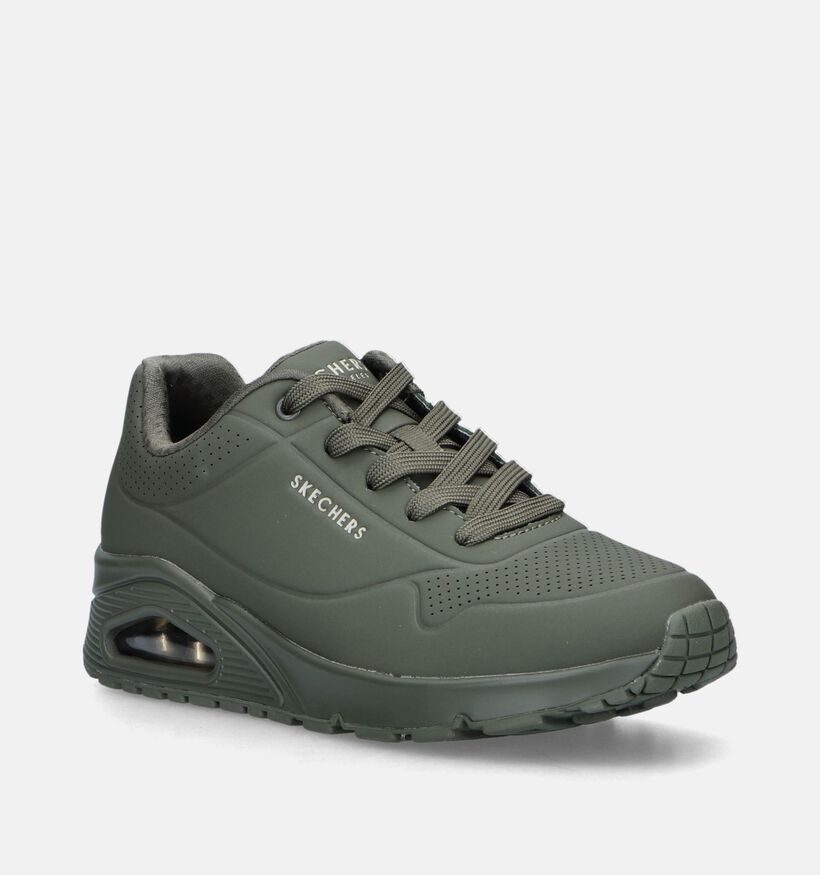 Skechers Uno Stand On Air Kaki Sneakers voor dames (343882)