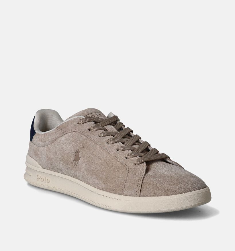 Polo Ralph Lauren HRT Court II Beige Veterschoenen voor heren (350916)