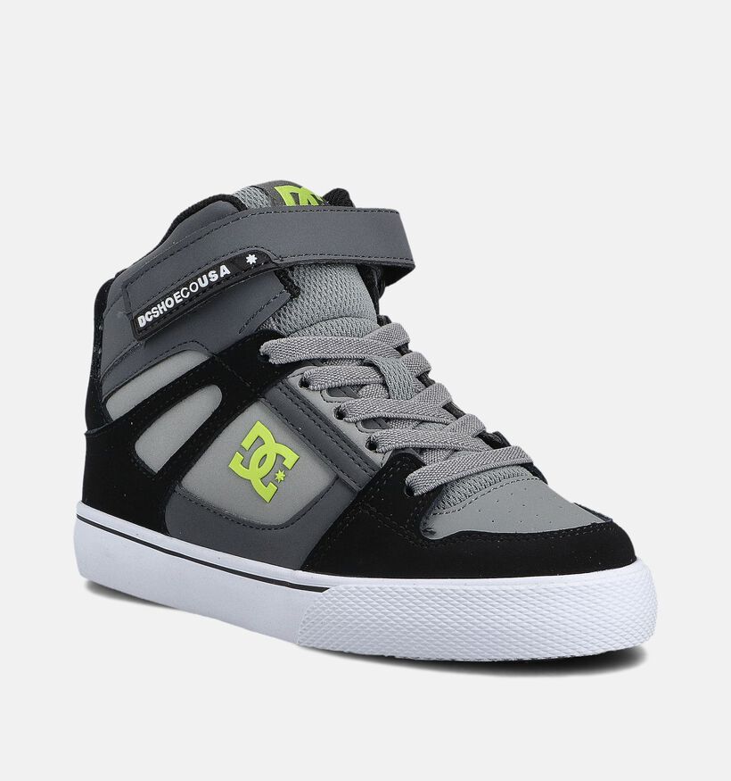 DC Pure Baskets montantes en Gris pour filles, garçons (360791) - pour semelles orthopédiques