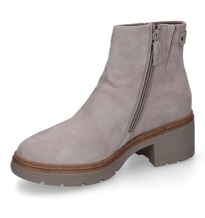 Tamaris Blauwe Enkellaarzen in nubuck (315457)
