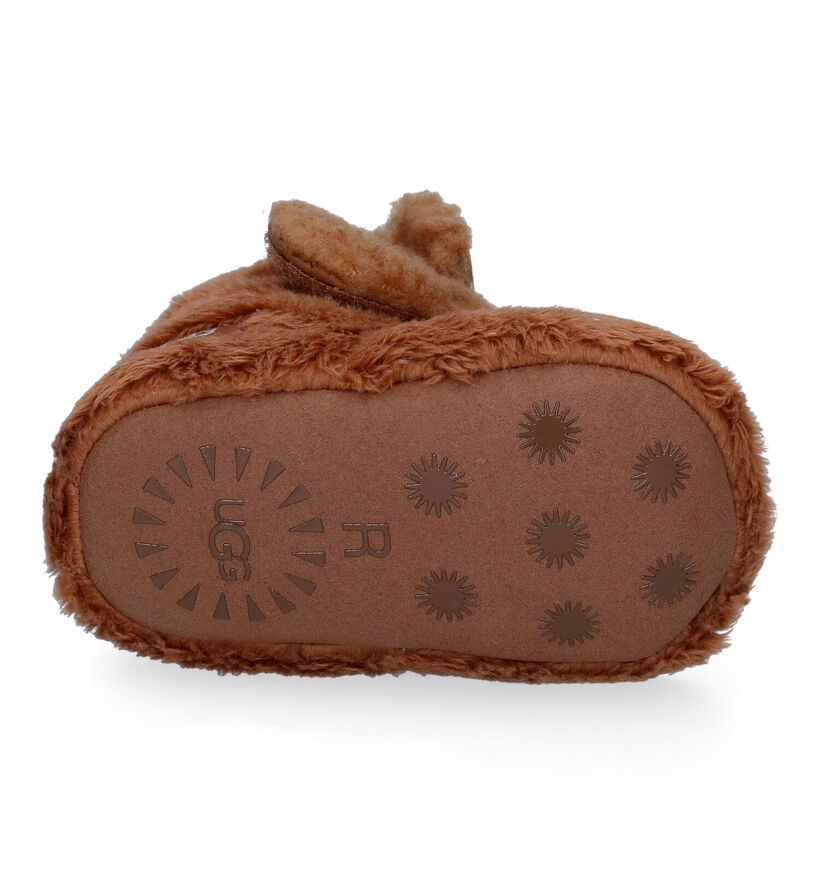 UGG Bixbee Koala Stuffie Pantoufles en Cognac en textile (294882)