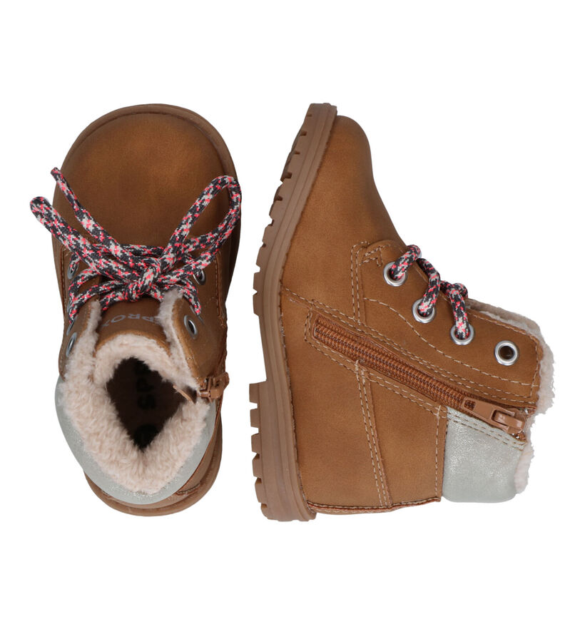 Sprox Boots pour bébé en Cognac pour filles (313592)