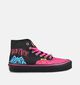 Vans Authentic Hi 2.0 x KPop Demon Hunters Zwart/Multi Sneakers voor jongens, meisjes (381690)