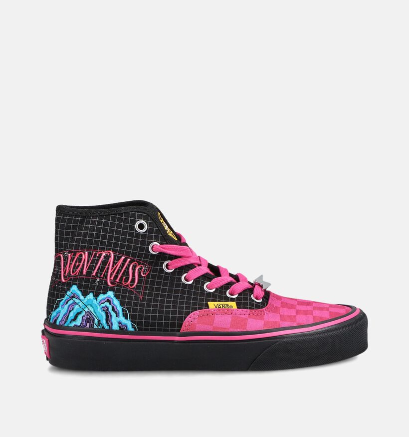 Vans Authentic Hi 2.0 x KPop Demon Hunters Zwart/Multi Sneakers voor jongens, meisjes (381690)