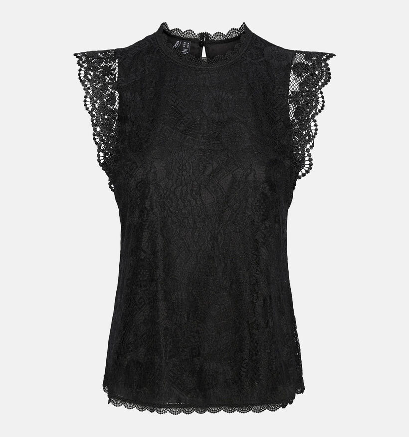 Pieces Colline Zwart Kanten Topje (323744)