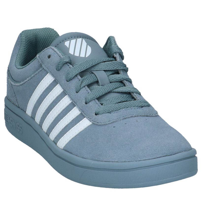 K-Swiss Court Cheswick Licht Grijze Sneakers in daim (225411)