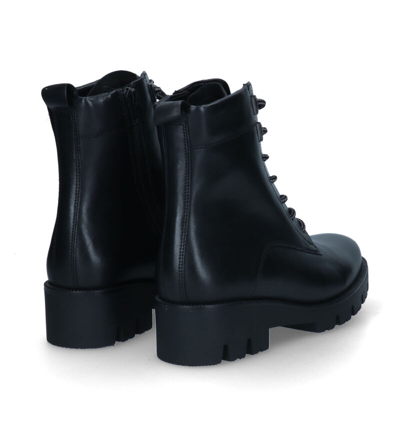 Gabor OptiFit Bottines en Noir en cuir (315326)