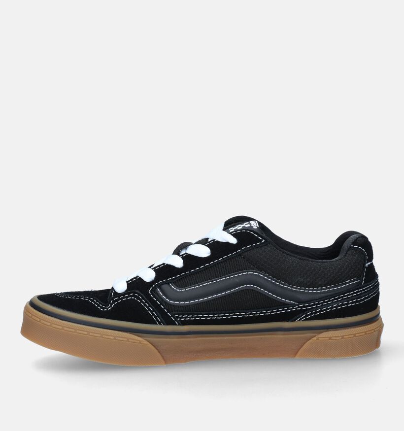 Vans Caldrone Baskets de skate en Noir pour garçons (334087)