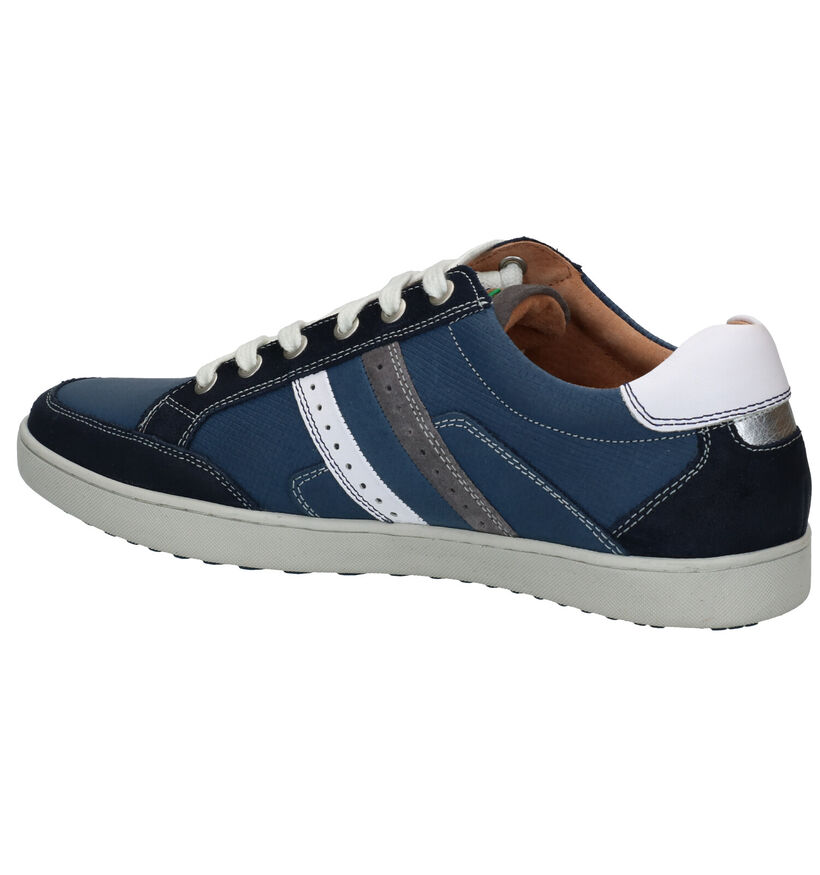 Australian Lombardo Chaussures à lacets en Bleu en cuir (289121)