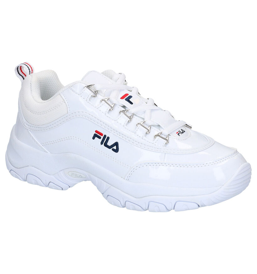 Fila Strada Witte Sneakers in lak (265580)