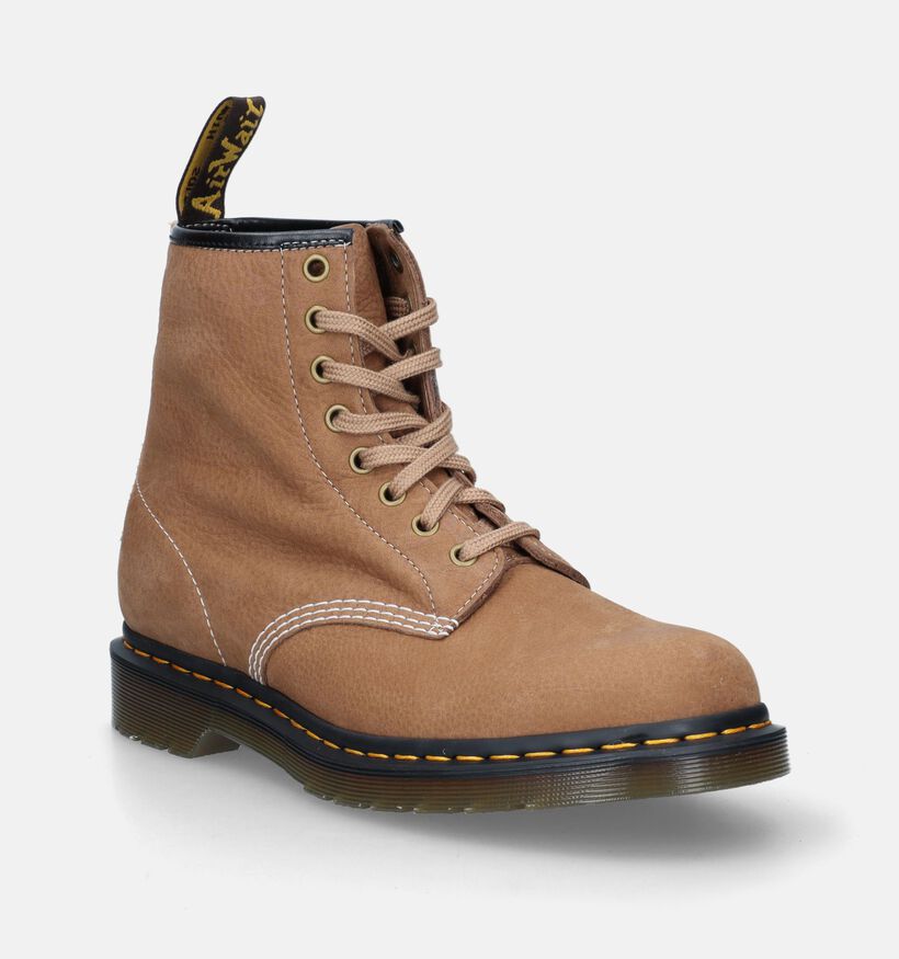 Dr. Martens 1460 Bottines en Beige pour hommes (334989) - pour semelles orthopédiques