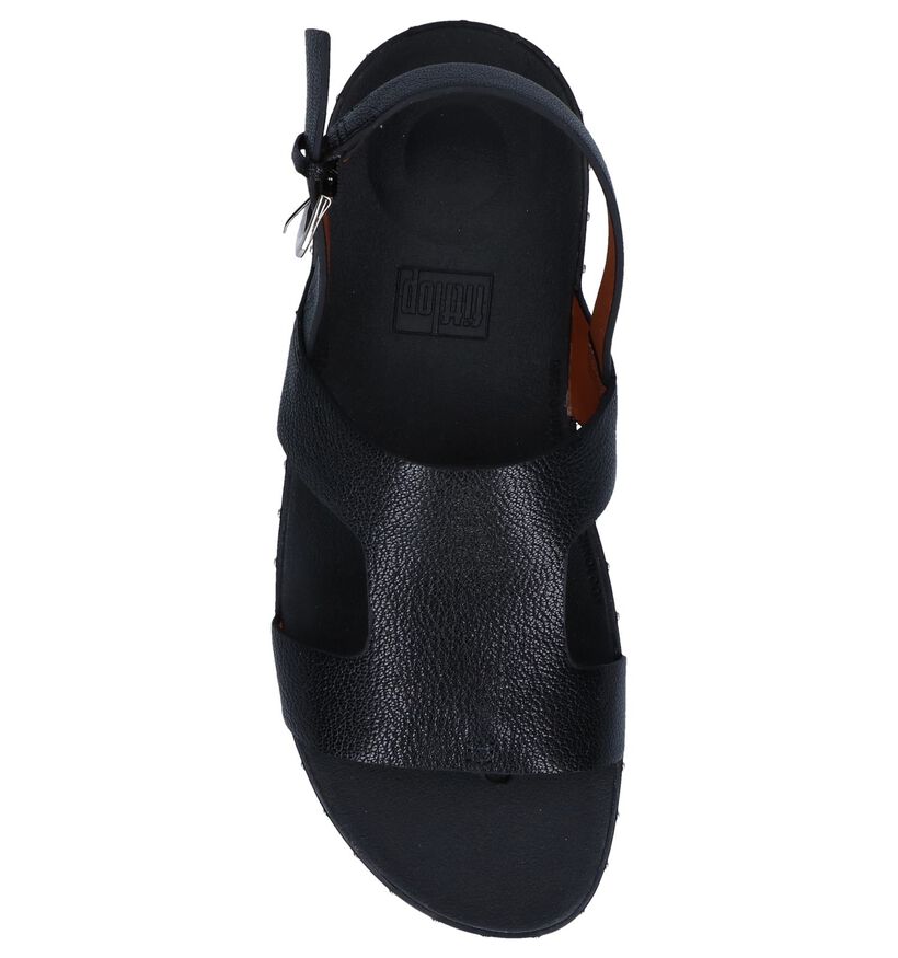 FitFlop Sandales à talons en Orange clair en cuir (240192)