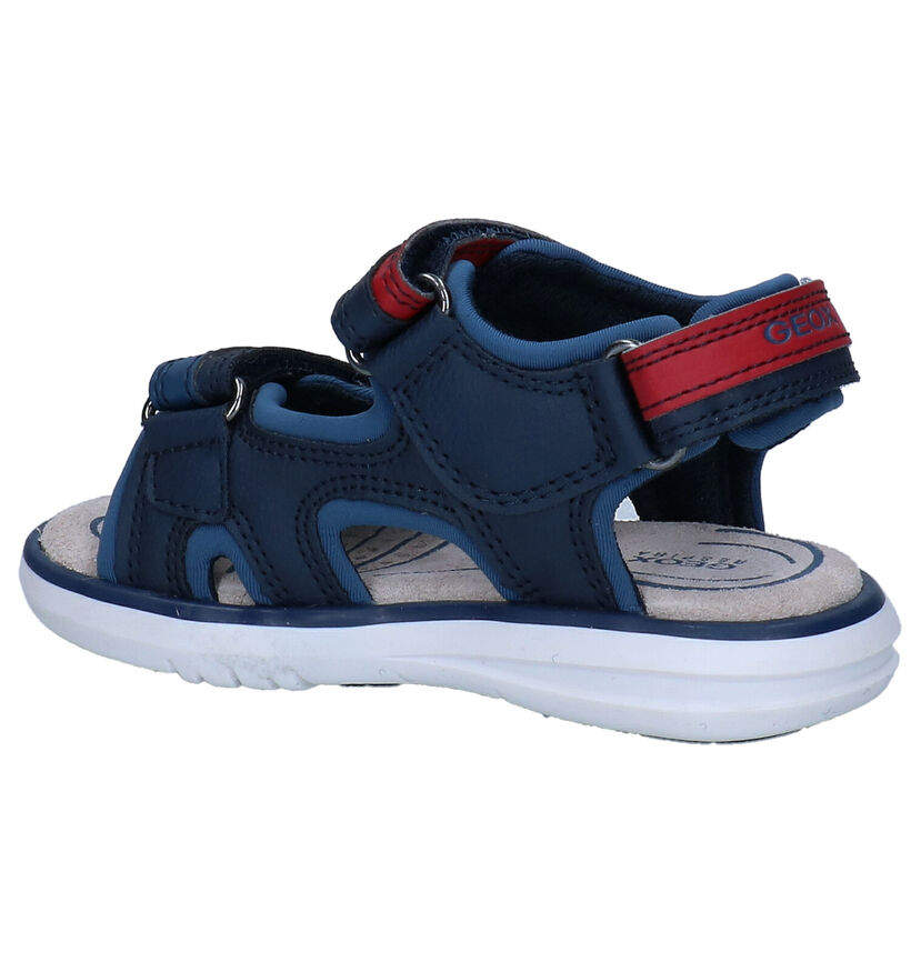 Geox Maratea Sandales en Bleu en simili cuir (302112)