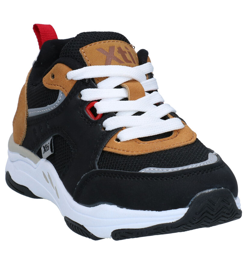 Xti Kids Zwarte Sneakers in stof (281200)