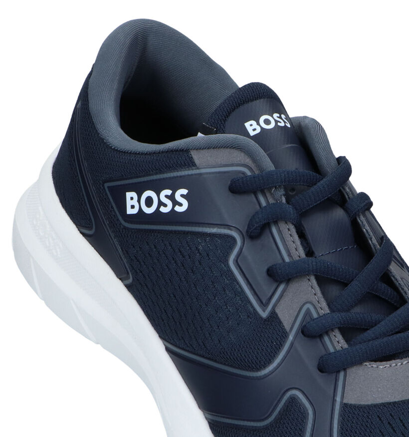 Boss Owen Runn Baskets en Bleu pour hommes (325666) - pour semelles orthopédiques