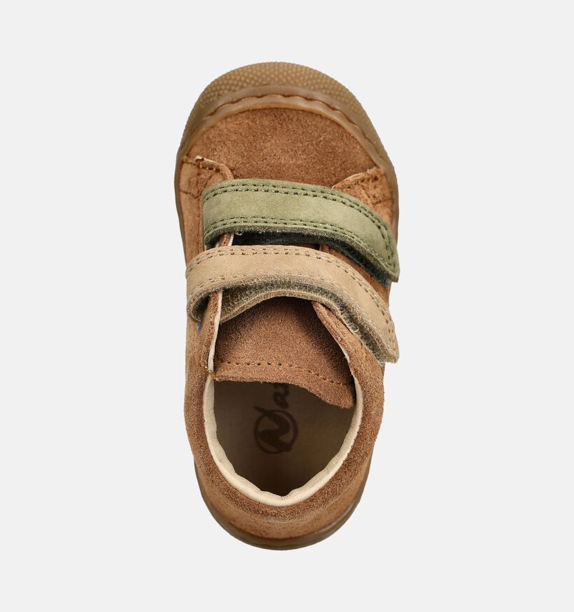 Naturino Corkel VL Bruine Babyschoenen voor jongens (380161) - geschikt voor steunzolen