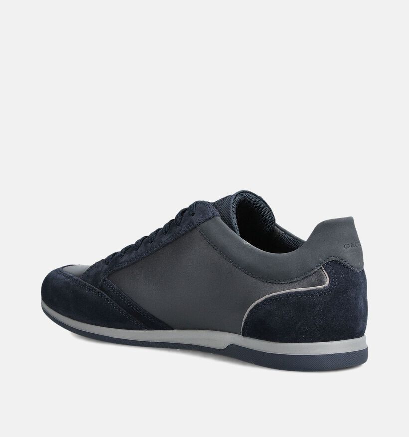 Geox Chaussures plates en Bleu pour hommes (360106) - pour semelles orthopédiques