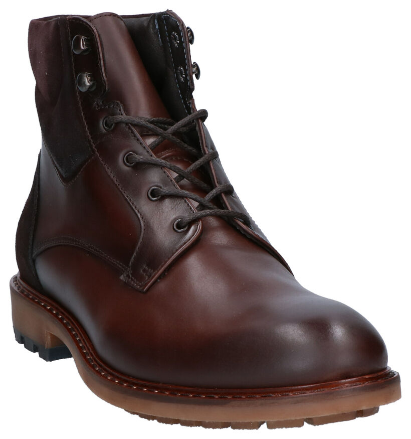 Giorgio Bruine Boots in leer (260664)