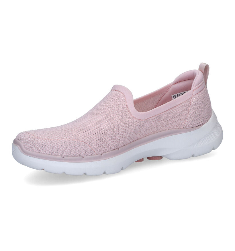 Skechers Go Walk 6 Clear Virtue Baskets en Rose pour femmes (305300)