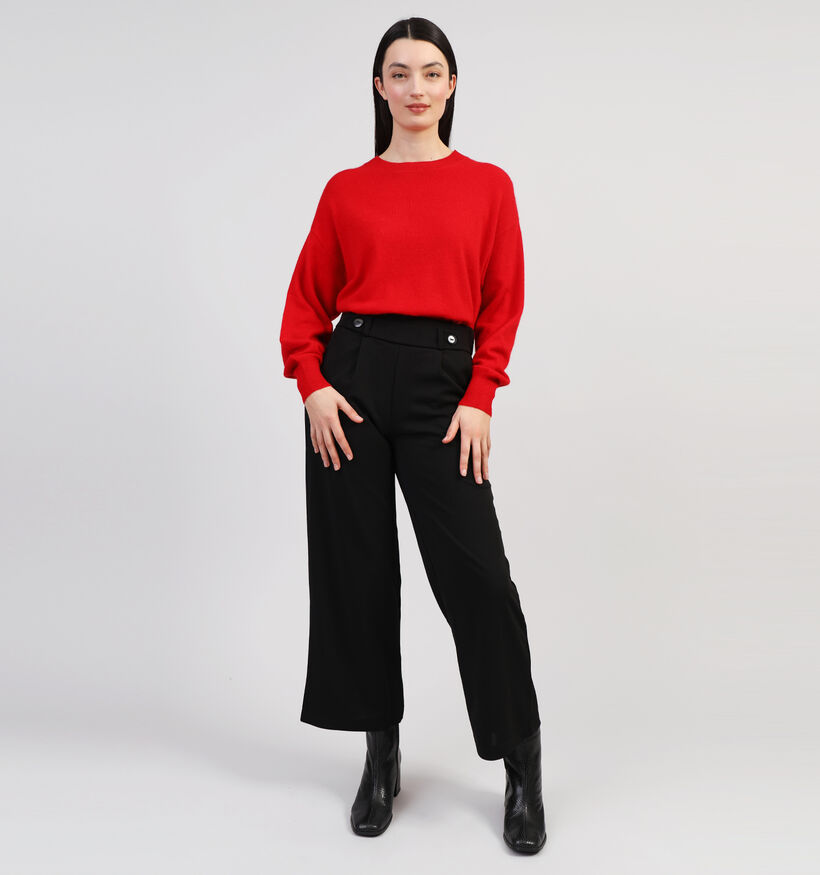 JDY Geggo Pantalon large en Noir L30 pour femmes (351374)