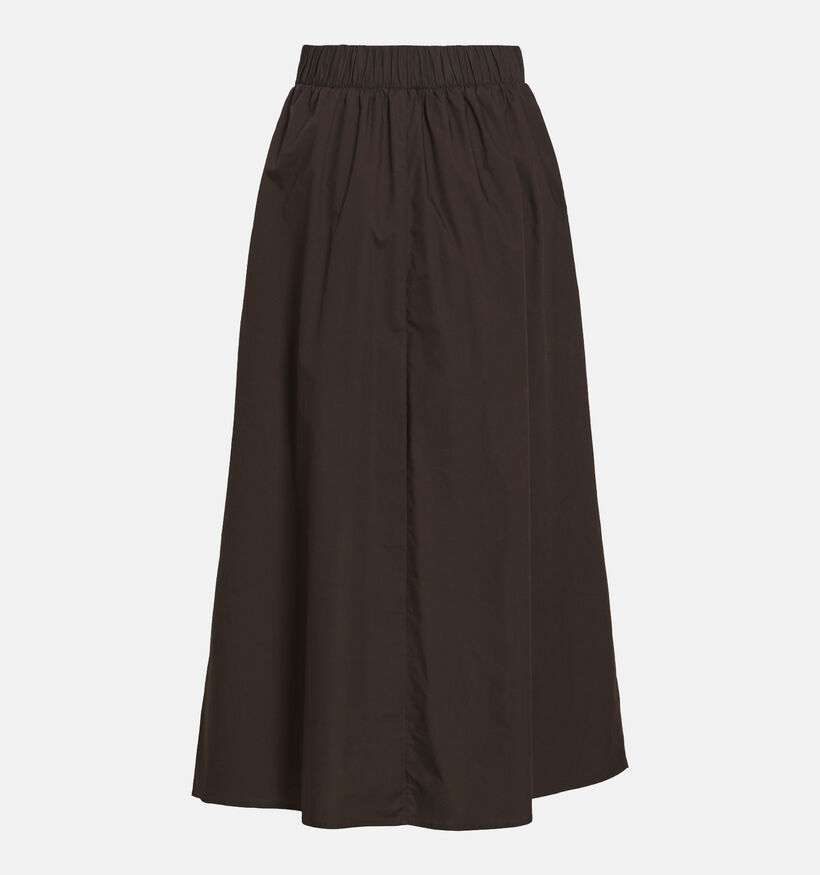 Vila Sophie Ankle Skirt Jupe mi-longue en Marron pour femmes (378436)