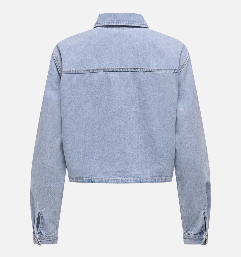 JDY Marly Boxy Denim Manteau en Bleu pour femmes (367886)