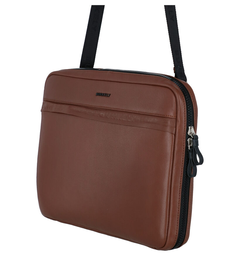 Burkely On the move Sac d'ordinateur en Noir en cuir (298871)