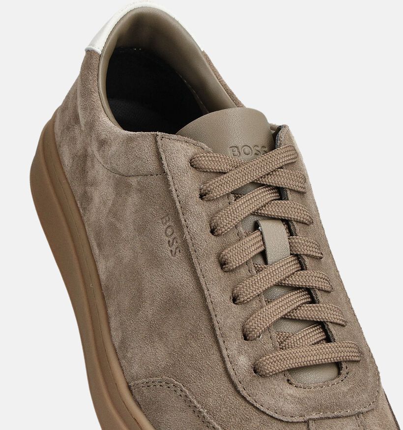 BOSS Bruine Sneakers voor heren (359088) - geschikt voor steunzolen