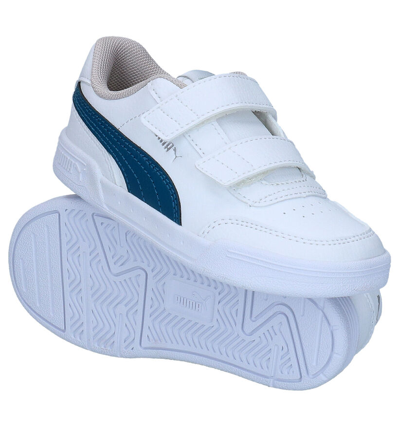 Puma Caracal Witte Sneakers in kunstleer (276755)