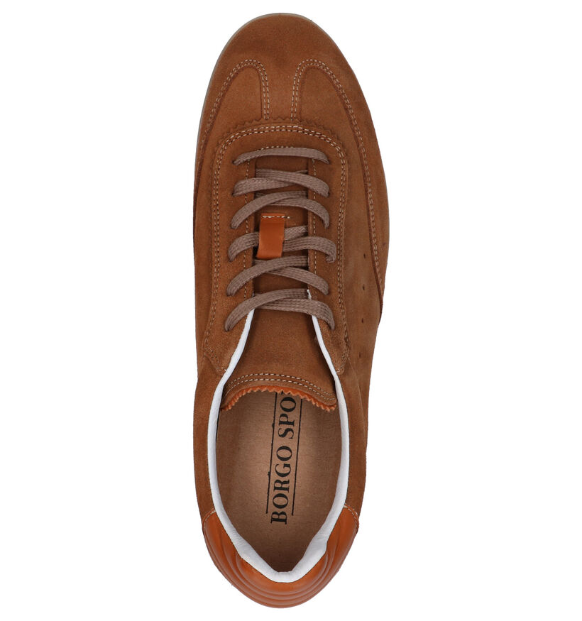 Borgo Sport Montreal Chaussures à lacets en Cognac pour hommes (274005) - pour semelles orthopédiques