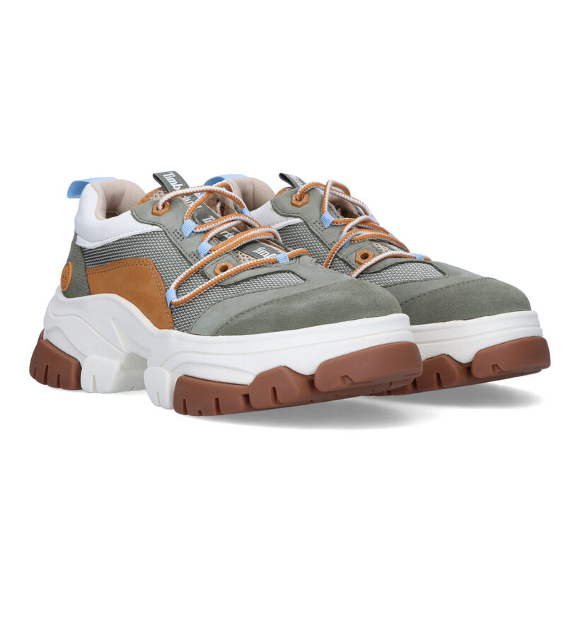 Timberland Adley Way Oxford Chaussures plates en Khaki en textile (320600)