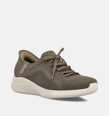 Skechers Hands Free Slip-ins Low Sneakers Bordeaux/Groen