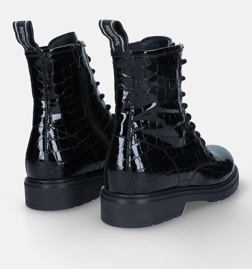 NeroGiardini Zwarte Veterboots voor dames (329892)