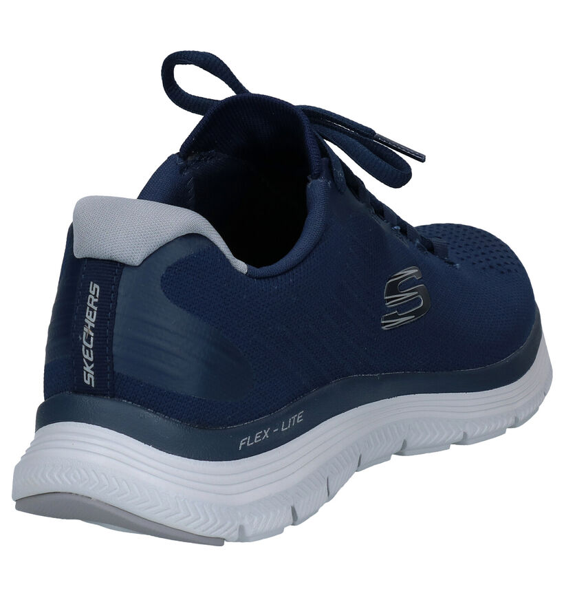 Skechers Flex Advantage Baskets en Bleu en textile (293904)