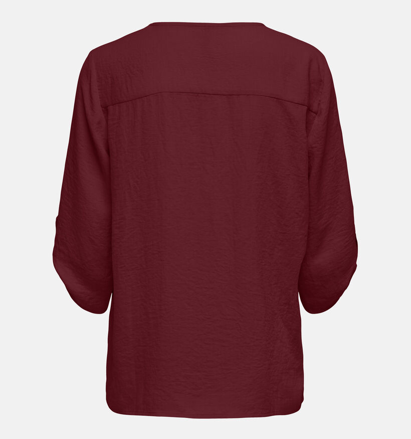 JDY Divya Blouse en Bordeaux pour femmes (359924)