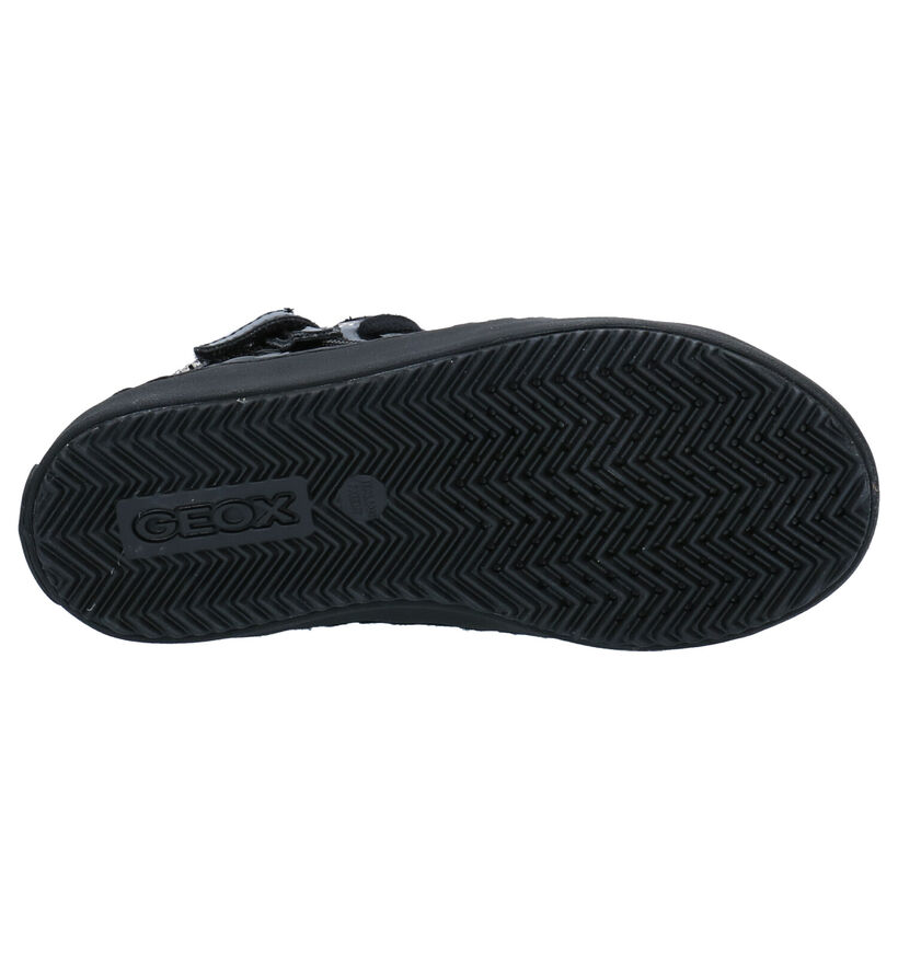 Geox Kalispera Baskets hautes en Noir en simili cuir (295129)