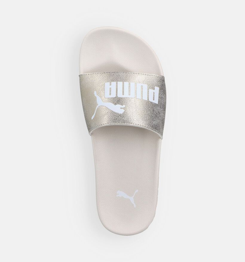 Puma Leadcat 2.0 Metallic Whisper Gouden Slippers voor dames (366590)