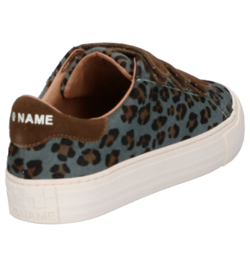 No Name Arcade Baskets en Bleu en daim (261483)