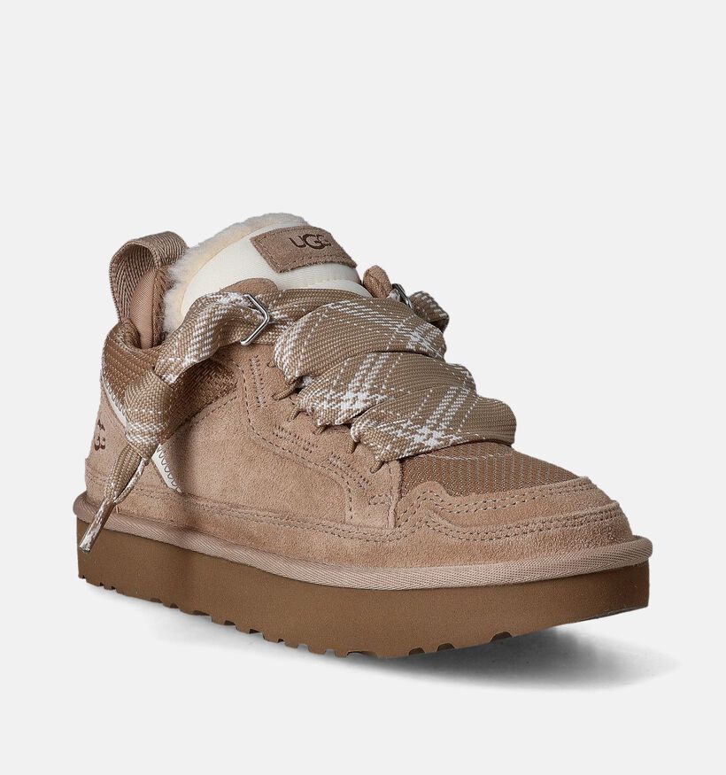 UGG Lowmel Baskets en Beige pour femmes (352813) - pour semelles orthopédiques