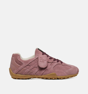 Geox Respira Low Sneakers Bruin/Roze