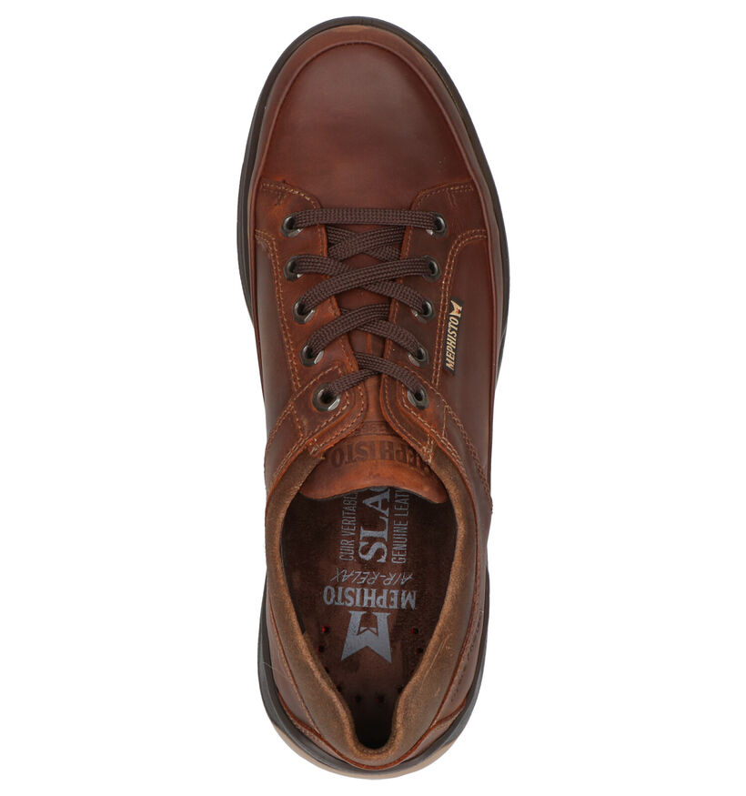 Mephisto Iacomo Grizzly Chaussures basses en Cognac en cuir (259904)