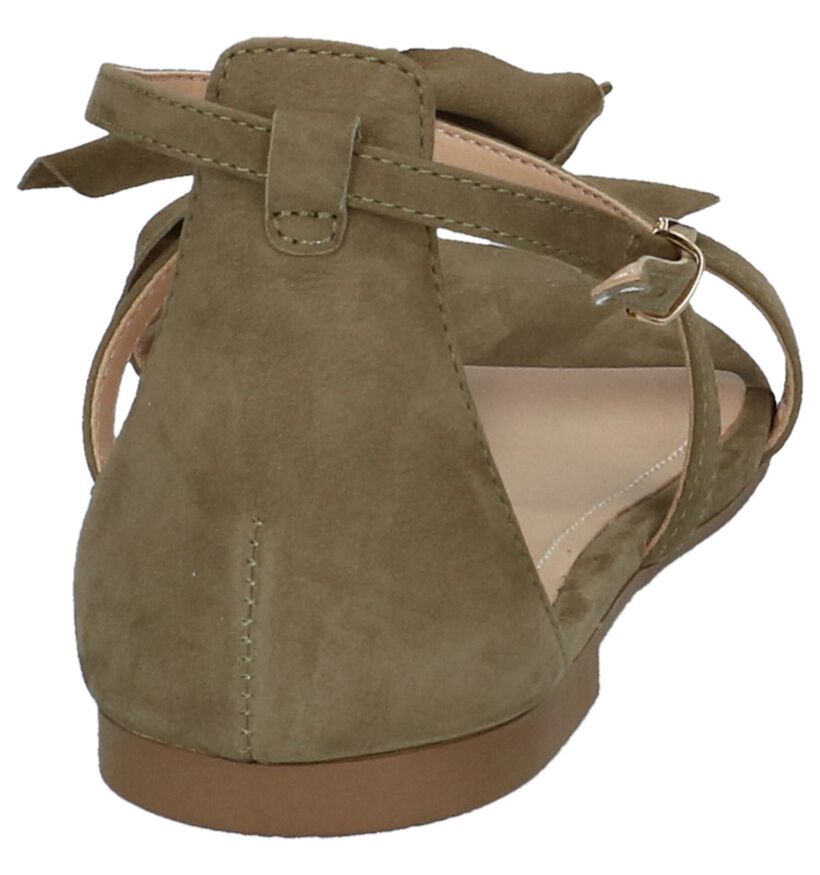 Rode Sandalen met Strikken Miss Unique in nubuck (221076)