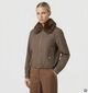 Deeluxe Original Arletta Bruine Korte Jas voor dames (382280)