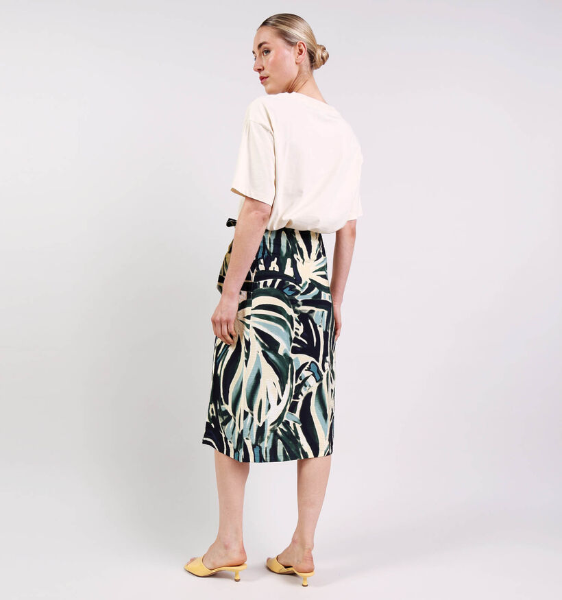 Vila Viryn Zoa Blauwe/Multi Midi-Jurk voor dames (369473)