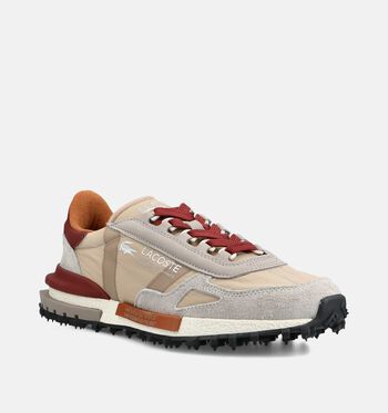 Lacoste Low Sneakers Zwart/Wit/Groen/Grijs